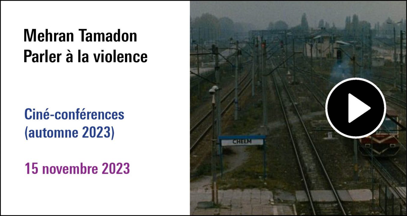 Visuel de la séance Mehran Tamadon, parler à la violence (15 novembre 2023)